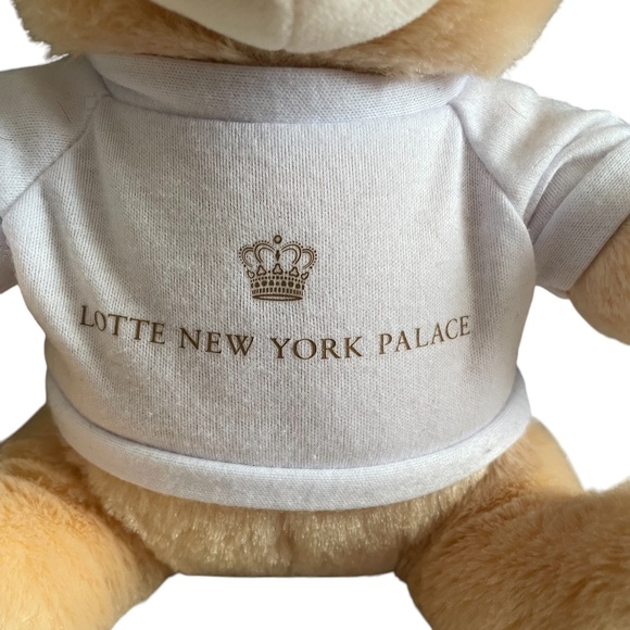 Lotte New York Palace Plush Teddy Bear 9" - Picture 4 of 6